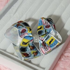 Vibrant Patterned Bow Hair Clip